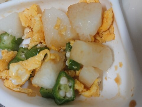 離乳食完了期 長芋とオクラの卵炒め レシピ 作り方 By ぱちくりさん 楽天レシピ 離乳食完了期 長芋とオクラの卵炒め レシピ 作り方 By ぱちくりさん 楽天レシピ